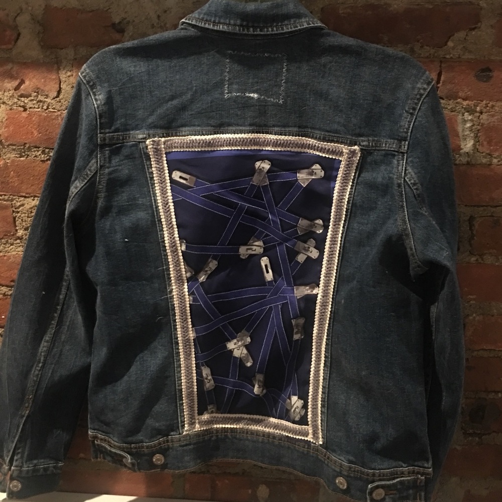 One of a kind vintage jean jacket